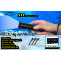 HI-MAX x11 Led torch flashlight cree U2 LED best flashlight for diving